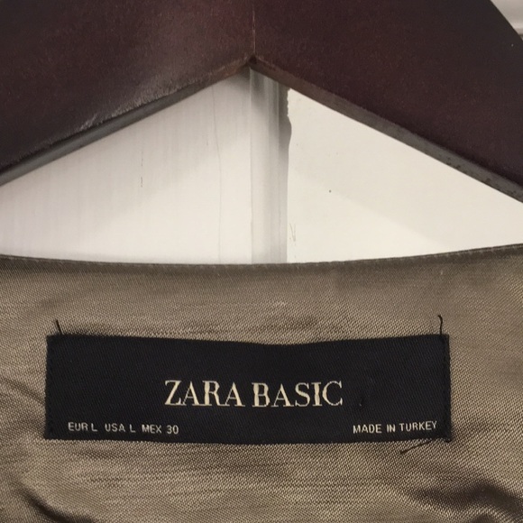 Zara Zip-Front Full-Sleeve Satin Bomber Jacket - Picture 7 of 12